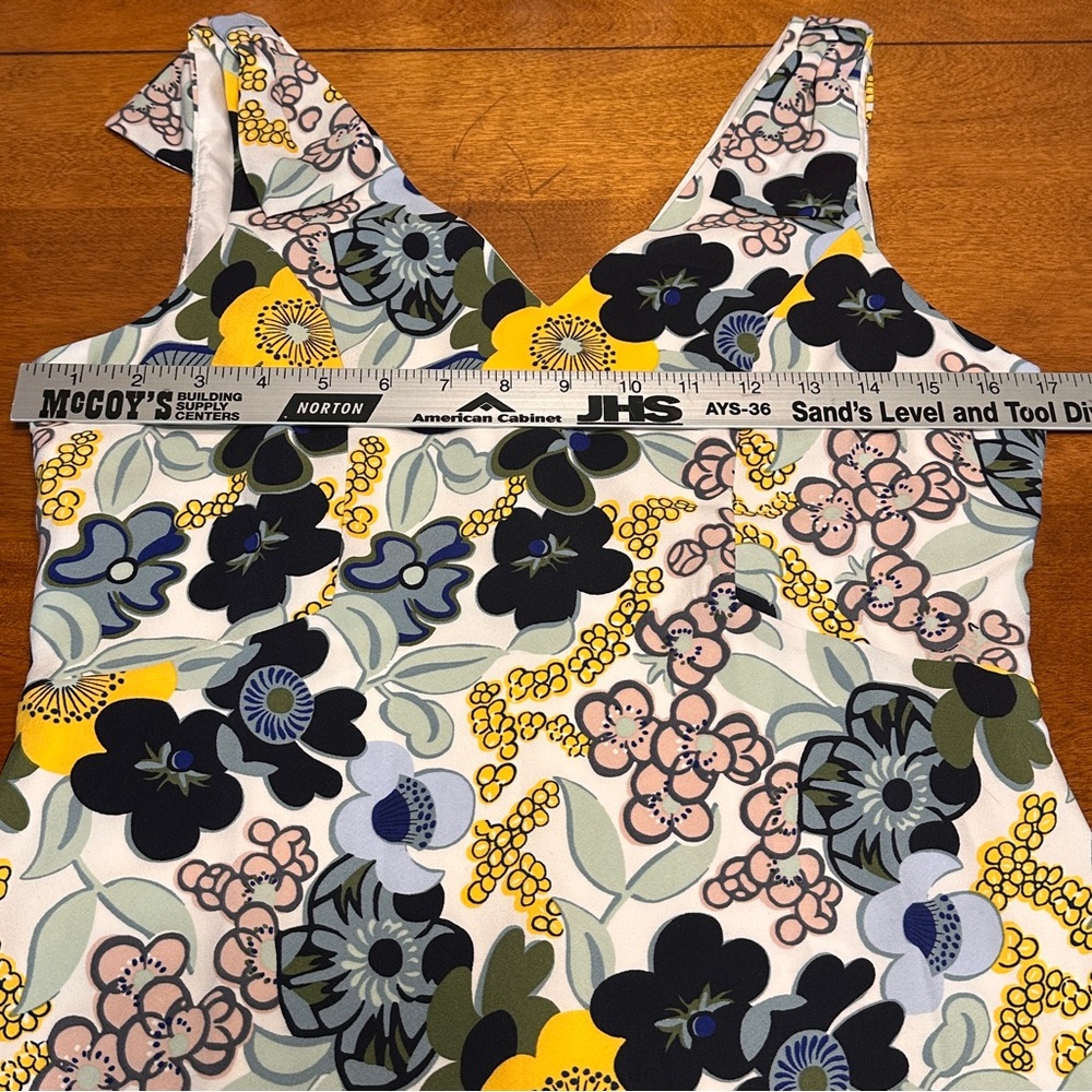 Ann Taylor Factory Floral Dress Petite‎ 2P EUC - Picture 10 of 12
